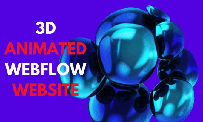 Create 3d animated spline webflow landing page, 3d webflow, webflow ...