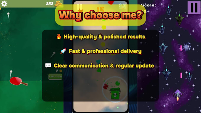 create a fully polished 2d or 3d game ready for publishing