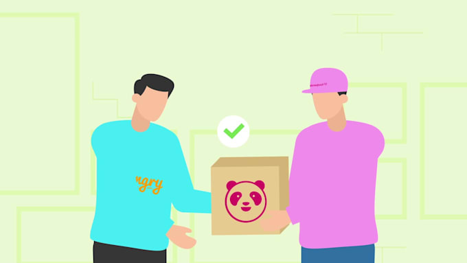 create explainer food delivery app promo video ads