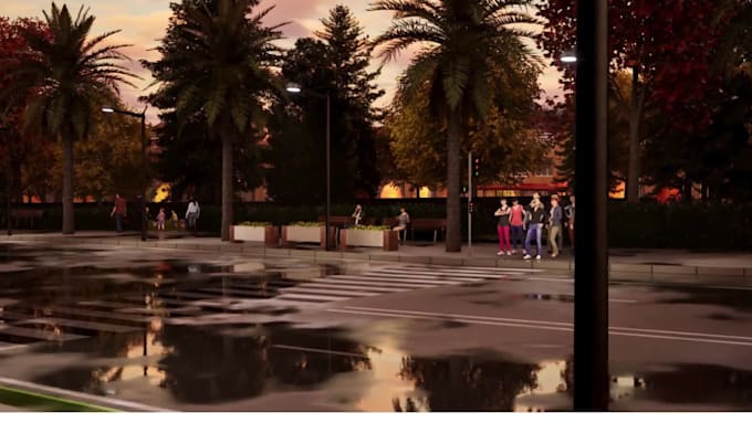 make 3d city model for urban design,masterplan or architecture
