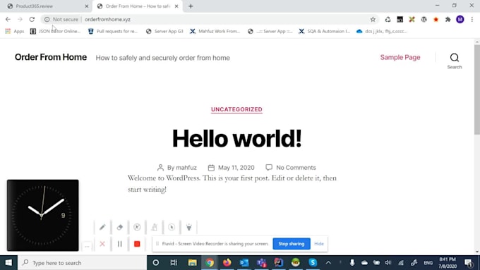 install the SSL certificate  for your website