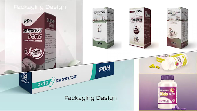 do product packaging and label design for pharmaceuticals