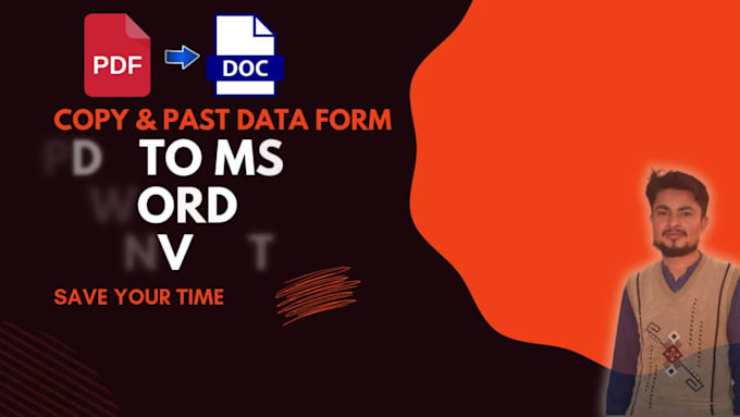 convert data PDF to ms word