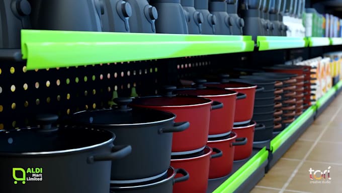 create cinematic 3d animated promo