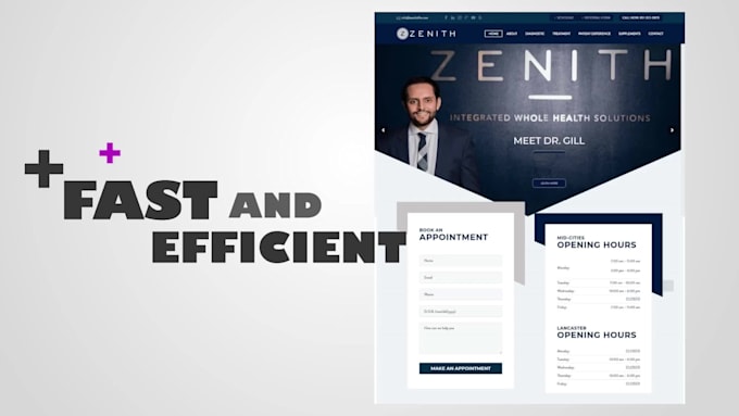 build a dynamic and static responsive website