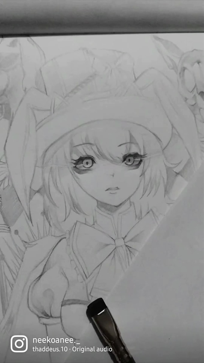 hand draw any anime fanarts characters