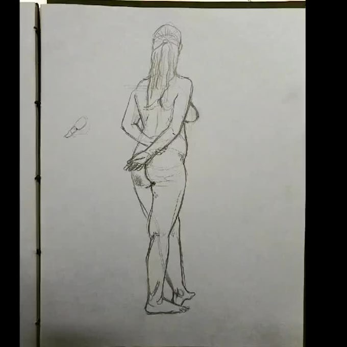 draw a beautiful original body drawing  illustration