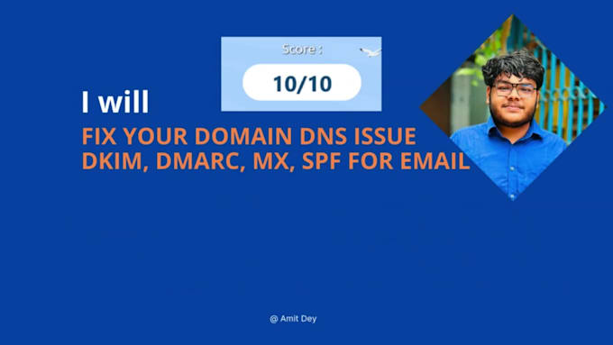 instantly fix dns issues for domain emails, dkim, spf, dmarc
