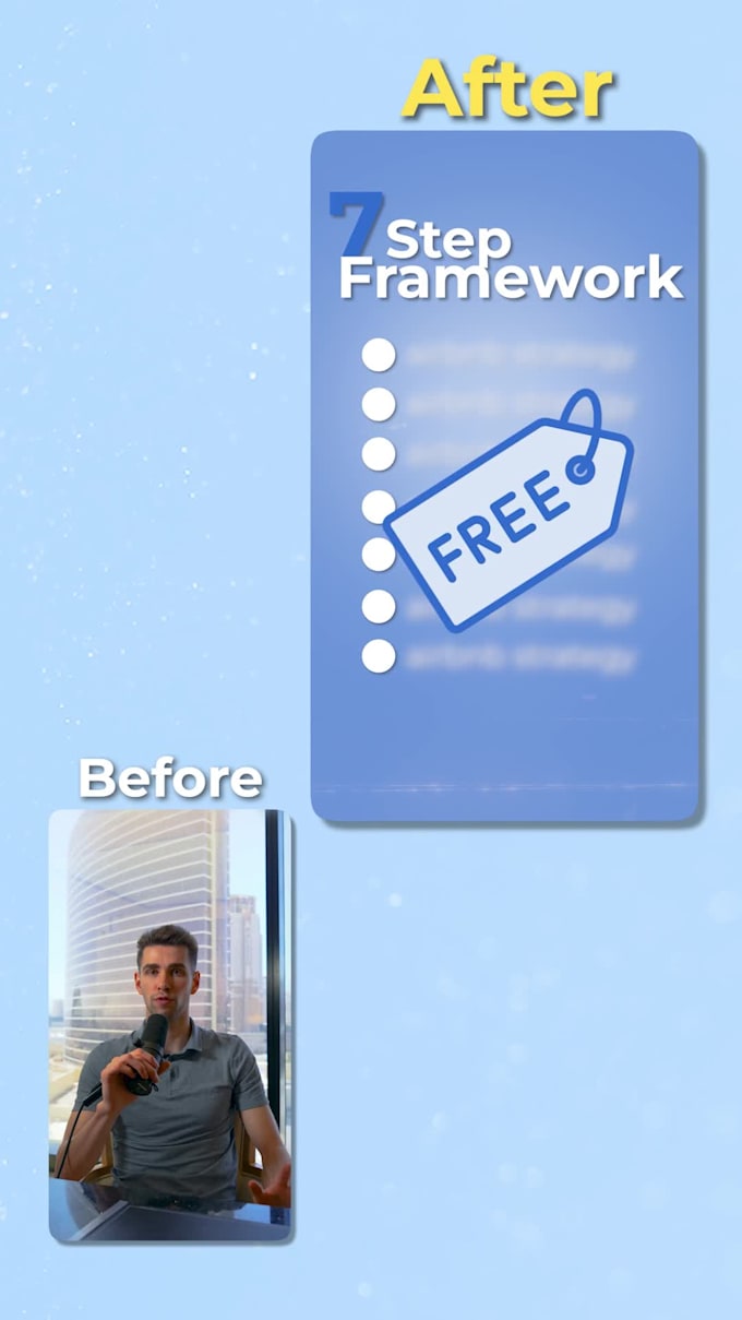 edit reels with stunning before and after transformation