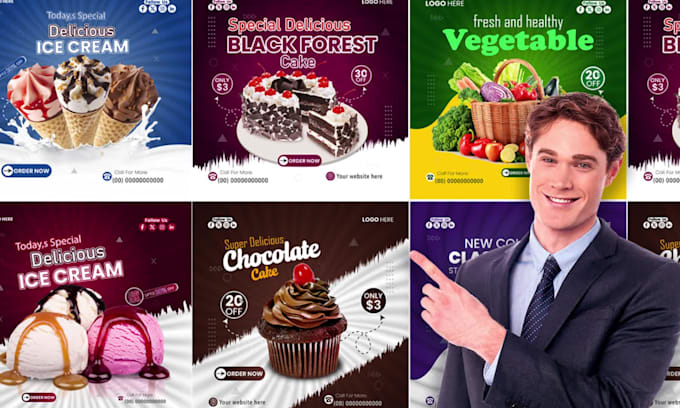 create social media posts or advertising ad design
