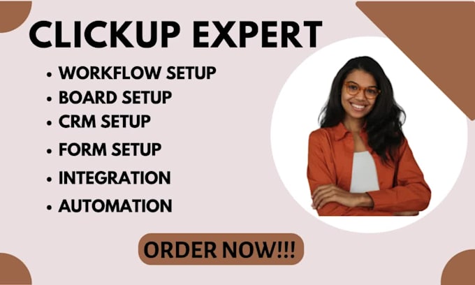 setup clickup as a clickup expert consultant clickup automation clickup