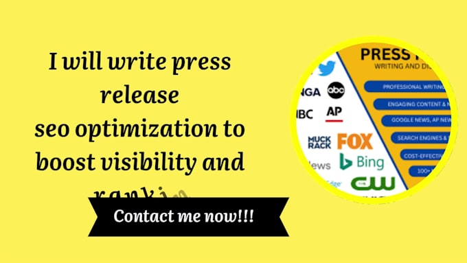 write press release seo optimization to boost visibility and ranking
