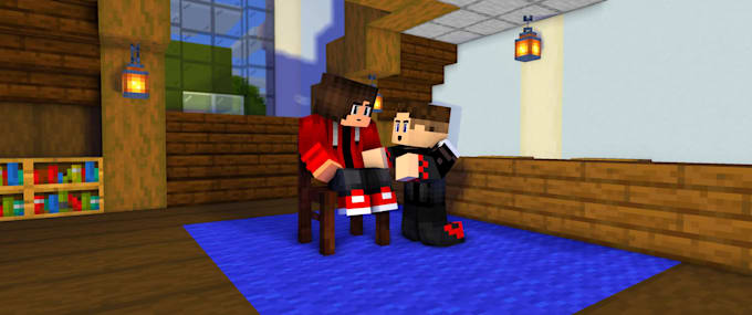 create 3d minecraft animation