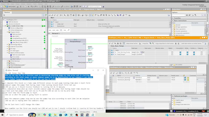 create hmi screens and plc logic for your automation process