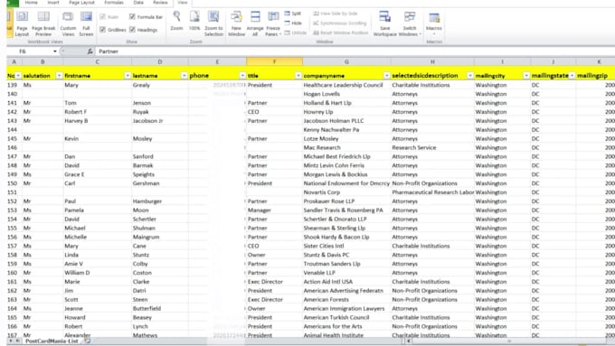provide data enrichment, appending data entry and targeted lead generation