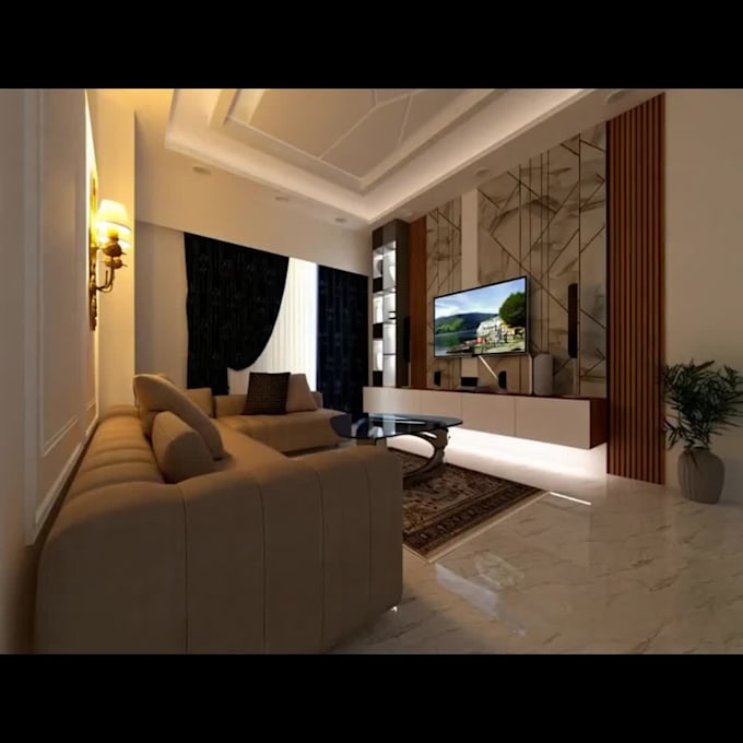 create interior 3d with animation