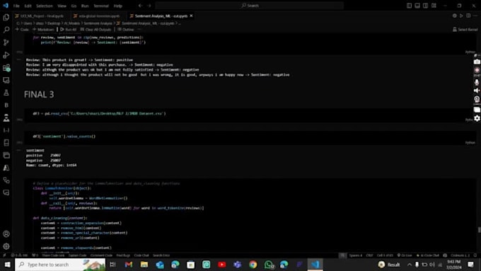 do python programming script web scraping data science data visualization api ml