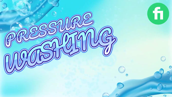 create pressure  washing and soft washing animation video