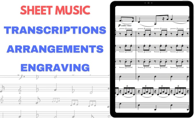 arrange and transcribe your music