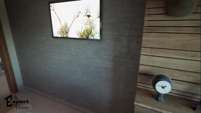 render 3d interior or 360 panorama with virtual tour