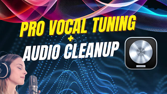 do professional vocal tuning and expert audio cleanup using logic pro