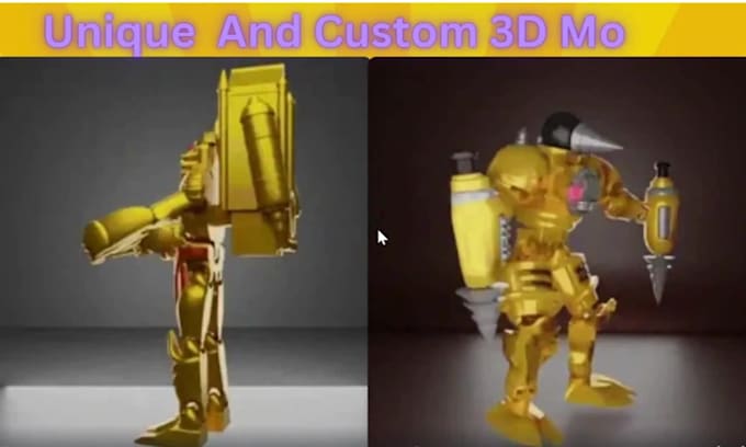 make custom roblox ugc accessories, character, weapon and avatar models for you