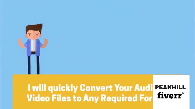 convert your audio and video to any required format fast