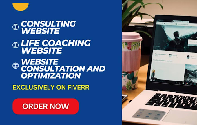 build consulting website, life coaching website optimization
