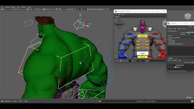 create a game ready rig with blendshape based facial rig
