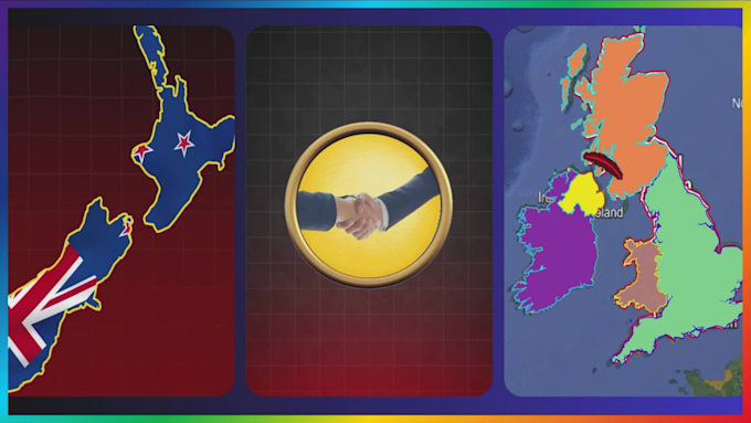 create a map animated shorts, tiktok or reel