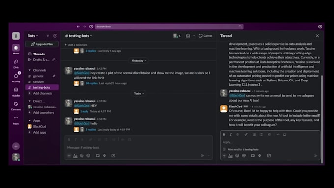 Create an ai enhanced slack assistant using custom gpt by ...