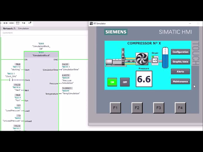 develop plc logic and hmi for tia portal and wincc