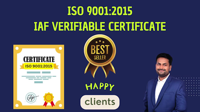 facilitate iso 9001 certification through accredited bodies