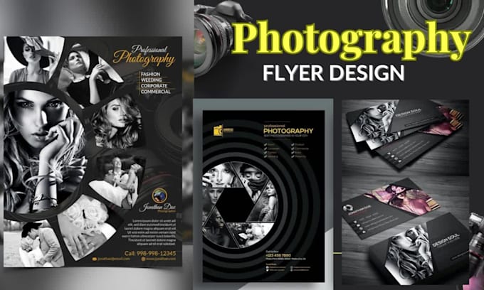 design photography flyer, poster, business flyer, and social media flyer