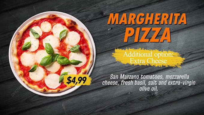 design digital menu boards and custom animated menus for restaurants