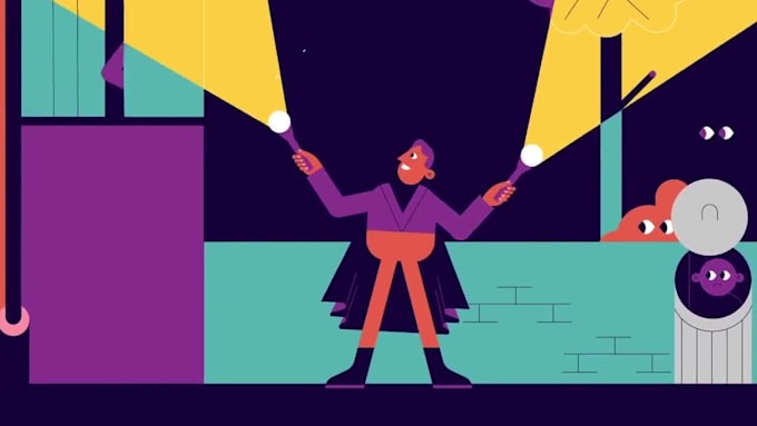 do 2d cartoon animated explainer video for youtube