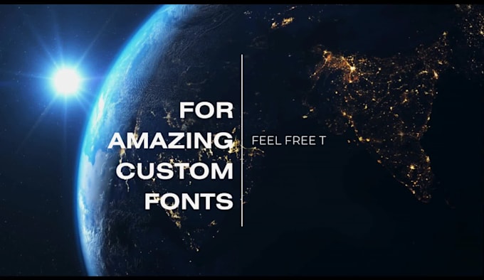design amazing custom fonts