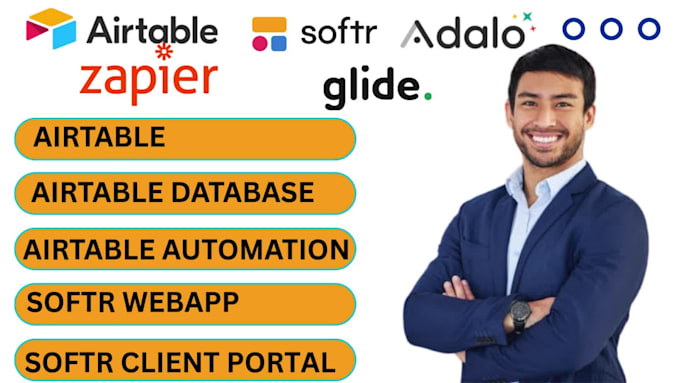 airtable, airtable database, airtable automation and softr webapp expert
