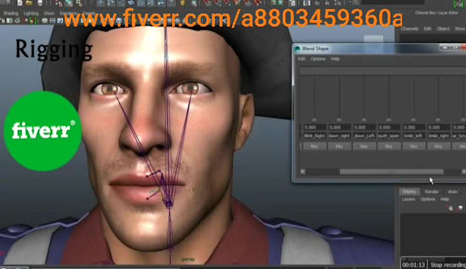 do 3d modelling, texturing, rigging, 3d animation for u