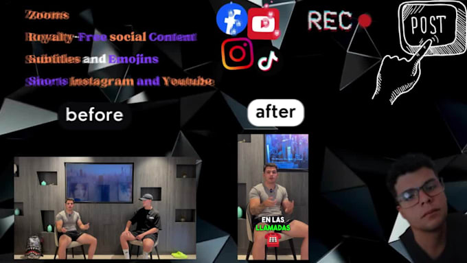 edit your short videos professionally, with subtitles