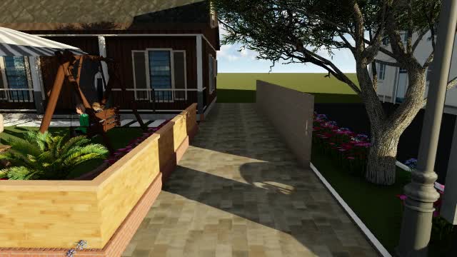 design your landscape and hardscape and render it
