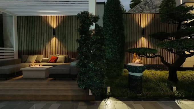 do  exterior design, modelling and rendering