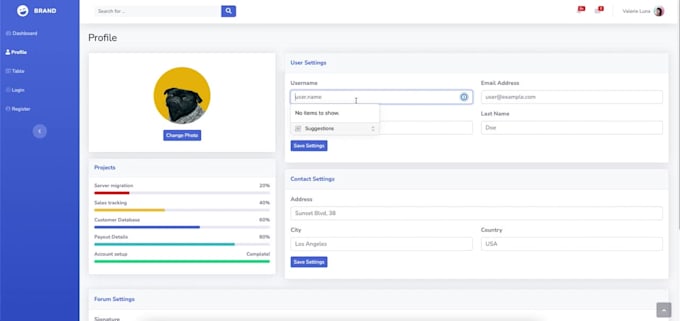 build your complete web solution using blazor server