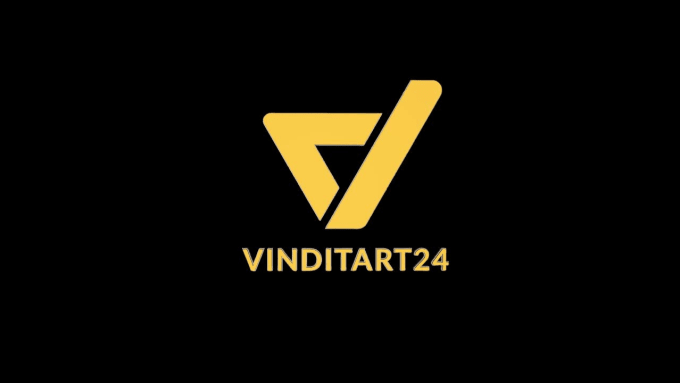 Create a 3d rotating logo animation spin loop and gif by Vinditart24