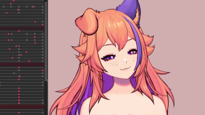 create and rig pro vtuber live2d model for vtube studio prpr