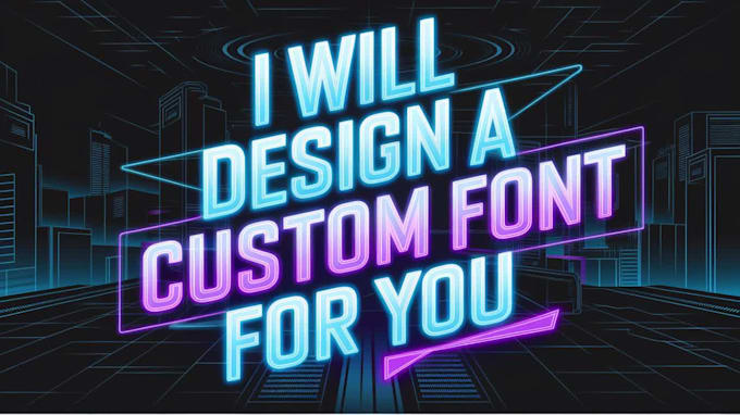 design a custom font for you