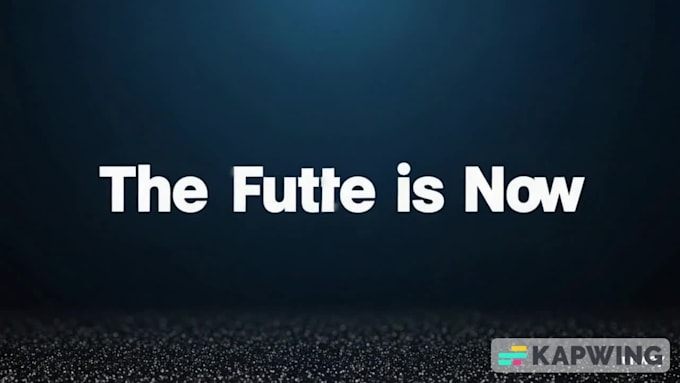 do kinetic typography, animate text and titles over video