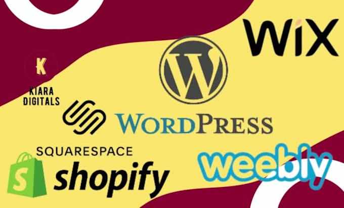 redesign looka shopify squarespace weebly wix wordpress websites