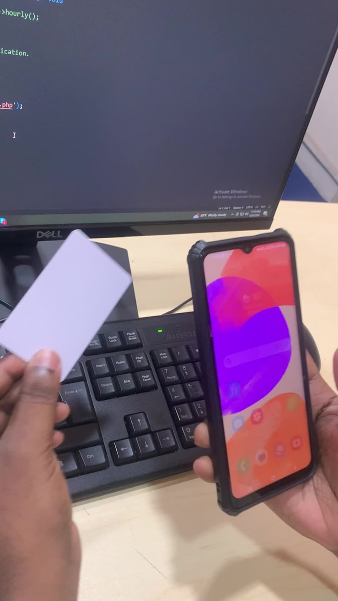 create digital business card design with nfc, qr codes, flutter app development
