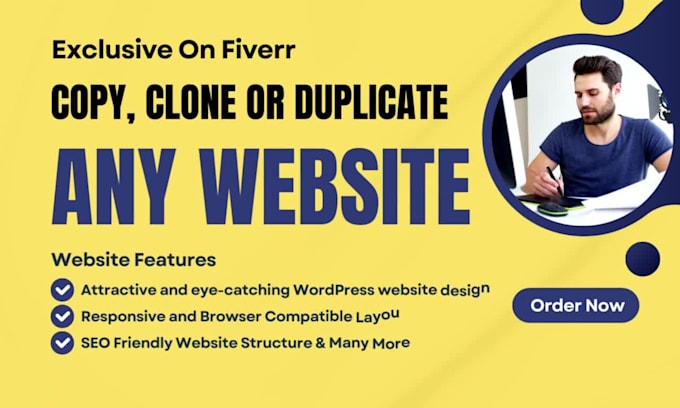 copy, duplicate or clone any website into wordpress or html